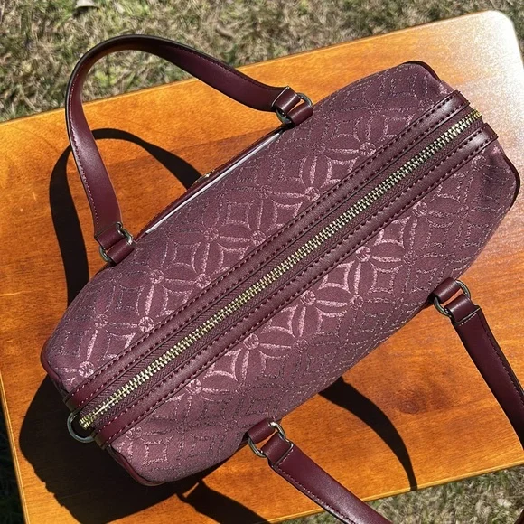 Michael Kors Burgundy Satchel - Picture 6 of 16